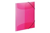Mappar och Skrivplattor - HERMA 3-flap folder - for A3 - translucent pink - 19517