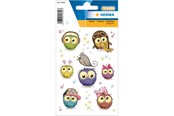 Hobby Tillbehör - HERMA Stickers cute owls Transpuffy - 15399