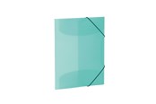 Mappar och Skrivplattor - HERMA Elasticated folder A3 PP translucent turquoise - 19584