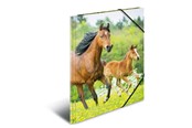 Mappar och Skrivplattor - HERMA Elasticated folder A4 PP Horses - 7140