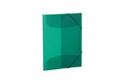 Mappar och Skrivplattor - HERMA Elasticated folder A4 PP translucent dark green - 19509