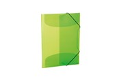Mappar och Skrivplattor - HERMA Elasticated folder A3 PP translucent light green - 19520