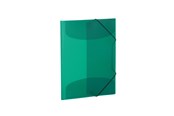 Mappar och Skrivplattor - HERMA Elasticated folder A3 PP translucent dark green - 19521