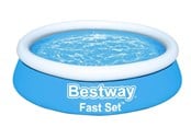 Pool & badbassäng - Bestway Fast Set 6'x20"/ 1.83m x 51cm pool - 57392