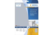 Papper, Fotopapper & Etiketter - HERMA Rating plate labels silver A4 210 x 297 mm extremely strong adhesion weatherproof tearproof - 4593