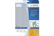 Papper, Fotopapper & Etiketter - HERMA Rating plate labels silver A4 63.5 x 29.6 mm extremely strong adhesion weatherproof tearproof - 4592