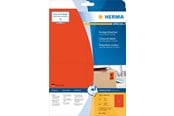Papper, Fotopapper & Etiketter - HERMA Coloured labels A4 105 x 148 mm red removable - 4562