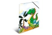 Mappar och Skrivplattor - HERMA Elasticated folder A3 Cardboard Dinos - 19795