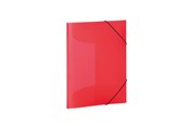 Mappar och Skrivplattor - HERMA Elasticated folder A4 PP translucent red - 19504