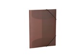 Arkivering & Förvaring - HERMA Elasticated folder A3 PP translucent brown - 4008705195225