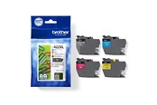 Skrivartillbehör-bläck-toner - Brother LC 422XL Ink (Black Yellow Cyan Magenta) 4-Pack - LC422XLVAL