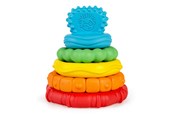 Babyleksaker - Baby Einstein Stack & Teethe™ Multi-Textured Teether Toy - BE-12356