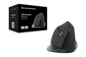 Mus - Conceptronic LORCAN03B ERGO - vertical mouse - Bluetooth 5.2 - black - Vertical mouse - Optic - 6 knappar - Svart - LORCAN03B