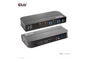KVM switch - Club 3D CSV-1382 - KVM / audio switch - 2 ports - CSV-1382