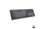 Tangentbord - Logitech MX Mechanical Wireless Illuminated Performance Keyboard Graphite - Tactile - ND - Tangentbord - Nordisk - Svart - 920-010753