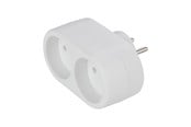 Switch-enheter - Gripo Socket with 2 outlets White - 5709119075132