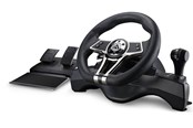 Spel Tillbehör - Kyzar PlayStation Steering Wheel - Wired Steering wheel & Pedal set - Sony PlayStation 4 - 4260122886586