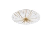 Lampor - EGLO NIEVES CEILING 3710LM Ø510 WHITE/GOLD - 900501