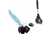 SAS / SCSI-kabel - Microchip ACK I SLIMSASX8 8SATAX1 0.8M - 2305800-R