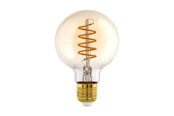 Glödlampor - EGLO LED-glödlampa G95 Globe 4W/820 245 lumen amber dimmable E27 - 110081