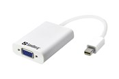 Displaykabel - Sandberg Adapter MiniDP>VGA+Audio - 509-05