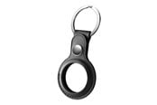 Andra mobiltillbehör - Deltaco Apple AirTag Case Keychain Artificial Leather Black - MCASE-TAG10