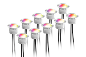 Smarta Hem - Deltaco SMART HOME SH-DLK01, smart altanbelysning, RGB & varmvitt ljus - SH-DLK01