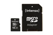 Flashram & USB Flash Drives - Intenso microSD UHS-I Performance - 90MB/s - 16GB - 3424470