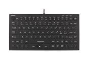 Tangentbord - Deltaco Mini Silicone Keyboard Black (Nordic) - Tangentbord - Nordisk - Svart - TB-509