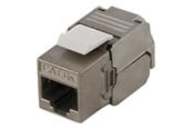 Nätverks tillbehör - Deltaco MD-112 FTP Cat6a keystone connector shielded 22-26AWG "Tool-free" - MD-112