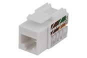 Nätverks tillbehör - Deltaco UTP CAT6 Keystone connector 90 degree "Tool-free" - MD-111