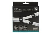 Kabel sleeve - Deltaco Hook and loop fastener cable 10pack - CM10S