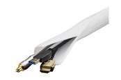 Kabel sleeve - Deltaco Cable Sorting Stocking 3 m White - LDR17