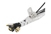 Kabel sleeve - Deltaco Nylon cable shields  20m white - LDR10