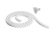 Kabel sleeve - Deltaco Nylon cable cover 2.5m white - LDR03