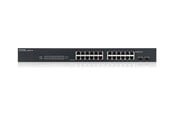 Switch - ZyXEL GS1900-24 24-Port GbE Smart Managed Switch with GbE Uplink - GS1900-24-EU0102F