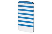 Mobile - Covers & Cases - Hama "Stripes" Booklet Case for Apple iPhone 6/6s blue/white - 138289
