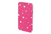 Mobile - Covers & Cases - Hama "Luminous Stars" Booklet Case for Apple iPhone 6/6s pink/white - 138288