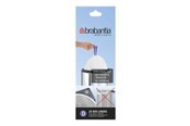 Rengöring - brabantia Size D - trash can liner - high-density polyethylene (HDPE) - white - pack of 20 - 246760
