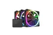 Chassi fläkt - NZXT F120 RGB 3-pack & RGB Controller - Black - Chassi fläkt - 120mm - Svart med RGB LED - 28 dBA - RF-R12TF-B1