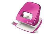 Hålslag- & Häftmaskiner - Leitz Hålslag  WOW 5008 Metall 2-hål (EU) / 30ark Rosa - 50081023