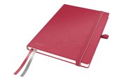Block och Anteckningsböcker - Leitz Anteckningsbok Complete A5 Linjerat 96 g 80 blad Röd - 44780025