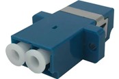 Nätverks tillbehör - Deltaco Snap-in fiber mating sleeve 2xLC-LC Single mode. - FBP-1065