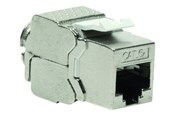 Nätverks tillbehör - LogiLink Cat.6A Keystone Jack STP AWG 22-26 toolless 16 mm width - NK4003