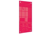 Konferens & Presentation - Nobo Small Glass Whiteboard Panel 30x60cm Red - 1915605