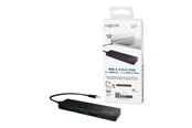 USB Hub - LogiLink Ultra-slim USB 3.2 Gen 1x1 USB-C 4-port hub USB Hub - 4 porte - Svart - UA0311