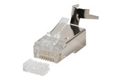 Nätverkskabel - LogiLink RJ45 modular plug Cat.8.1/Cat.6A shielded 10 pcs. - MP0030
