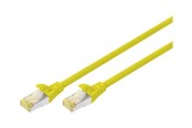 Nätverkskabel - DIGITUS patch cable - 1 m - yellow - Gul - 1m - DK-1644-A-010-Y-10