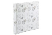 Fotogalleri och arkivering - Hama "Graphic" Jumbo Album 30x30 cm 80 White Pages Dots - 7242