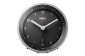 Decoration - Braun BC07 - alarm clock - round - quartz - desktop - silver/black - 67098